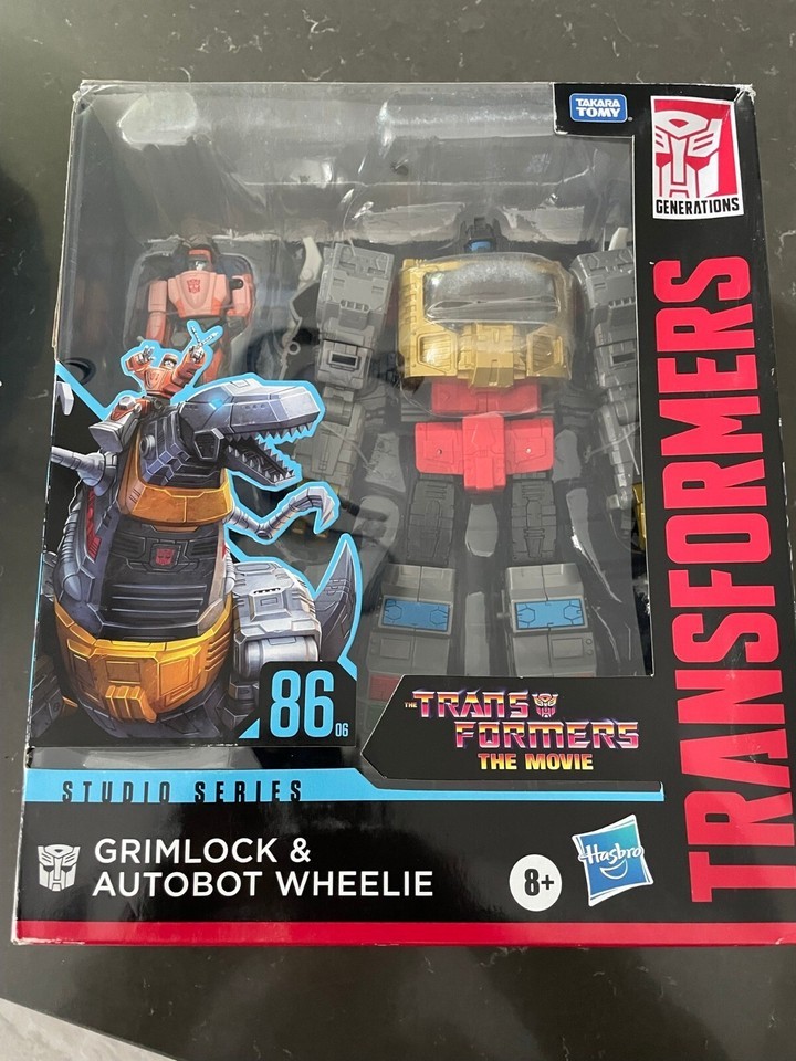 Transforms Studio Series 86-06 Leader Grimlock and Autobot Wheelie 1986 Movie