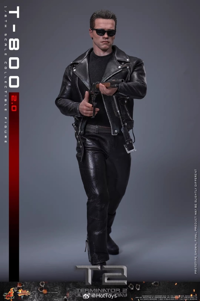 Ready! New Hot Toys MMS795 1/6 Terminator 2 Judgment Day T-800 2.0 Action Figure