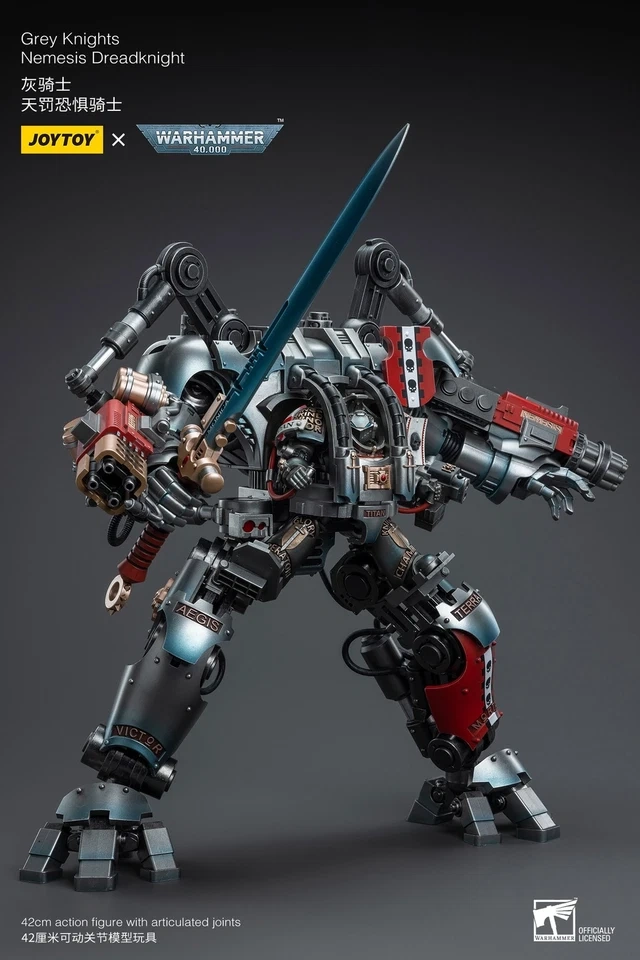 IN STOCK JoyToy Warhammer 40K 1:18 Grey Knights Nemesis Dreadknight Mecha