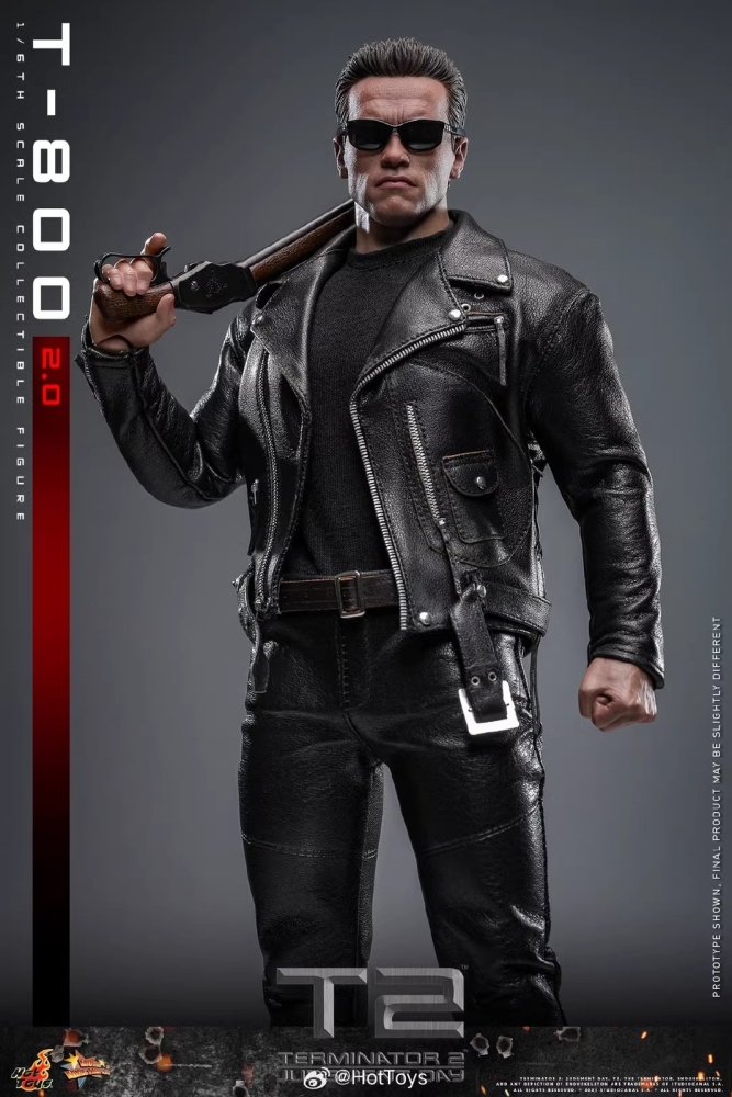 Ready! New Hot Toys MMS795 1/6 Terminator 2 Judgment Day T-800 2.0 Action Figure