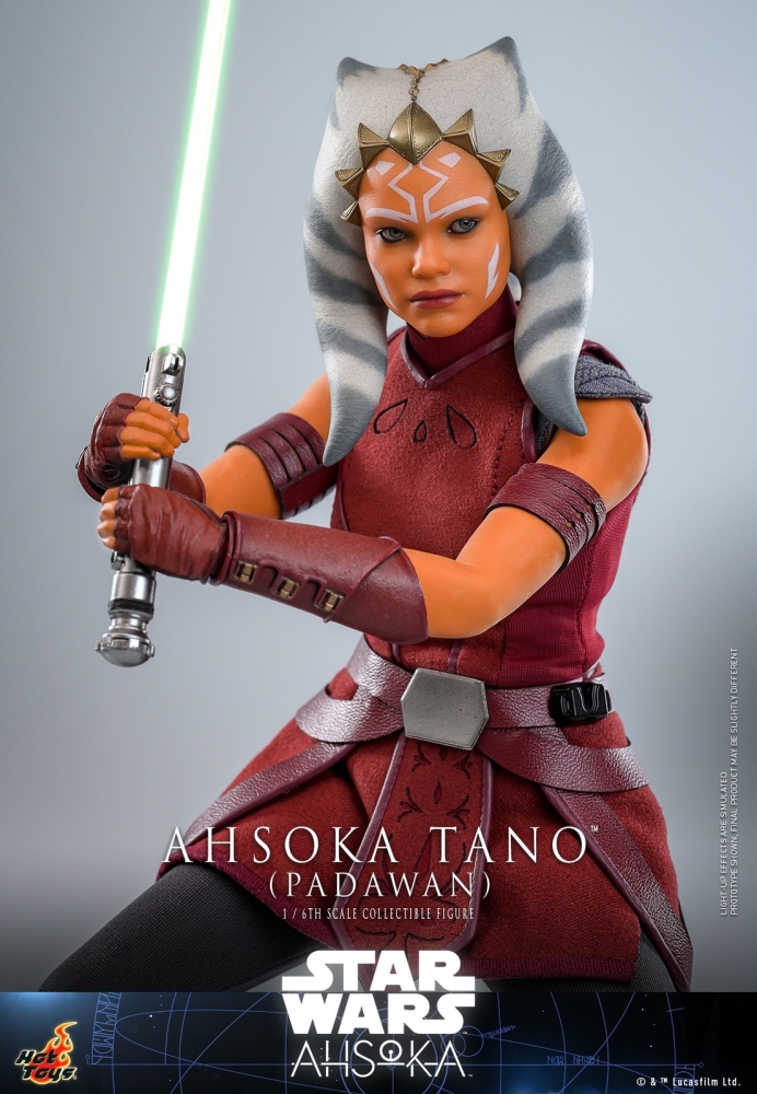 In Stock New Hot Toys TMS123 Star Wars Ahsoka Tano (Padawan) 1/6 Action Figure