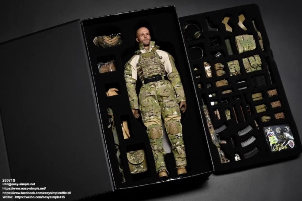 In Stock  Easy&amp;Simple ES 26071S 1/6 Russian FSB Alpha Force  Action Figure