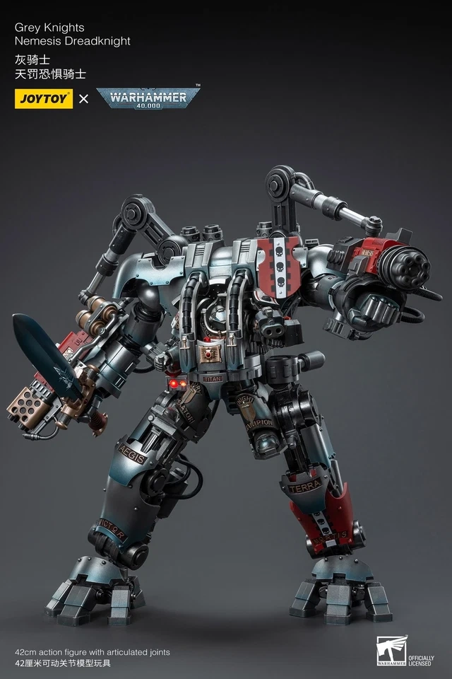 IN STOCK JoyToy Warhammer 40K 1:18 Grey Knights Nemesis Dreadknight Mecha
