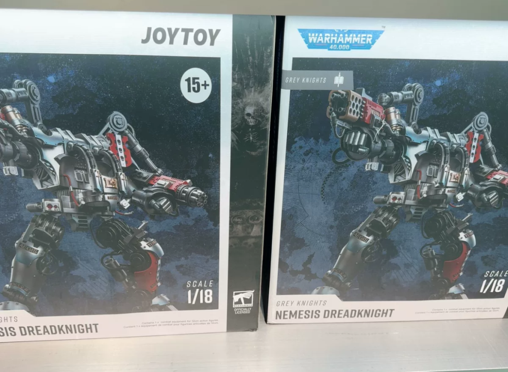 IN STOCK JoyToy Warhammer 40K 1:18 Grey Knights Nemesis Dreadknight Mecha