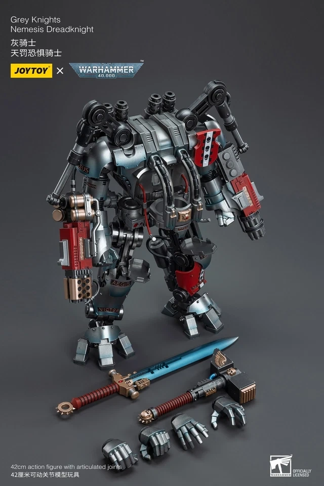 IN STOCK JoyToy Warhammer 40K 1:18 Grey Knights Nemesis Dreadknight Mecha