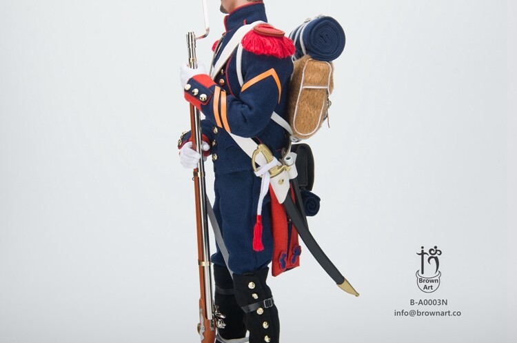 In Stock New BROWN ART B-A0003N 1/6 Napoleon War Guards Artillery Action Figure