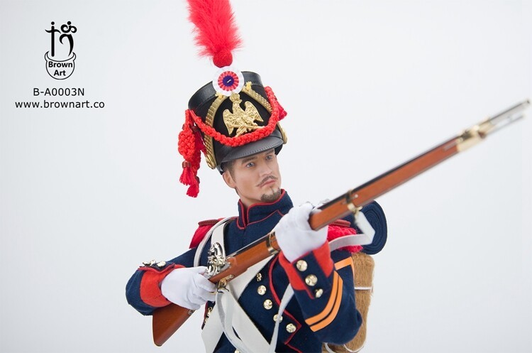 In Stock New BROWN ART B-A0003N 1/6 Napoleon War Guards Artillery Action Figure