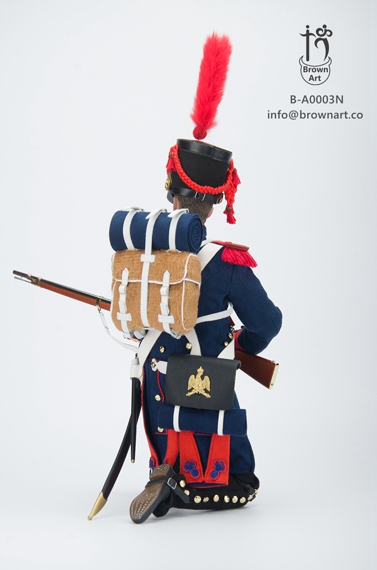 In Stock New BROWN ART B-A0003N 1/6 Napoleon War Guards Artillery Action Figure