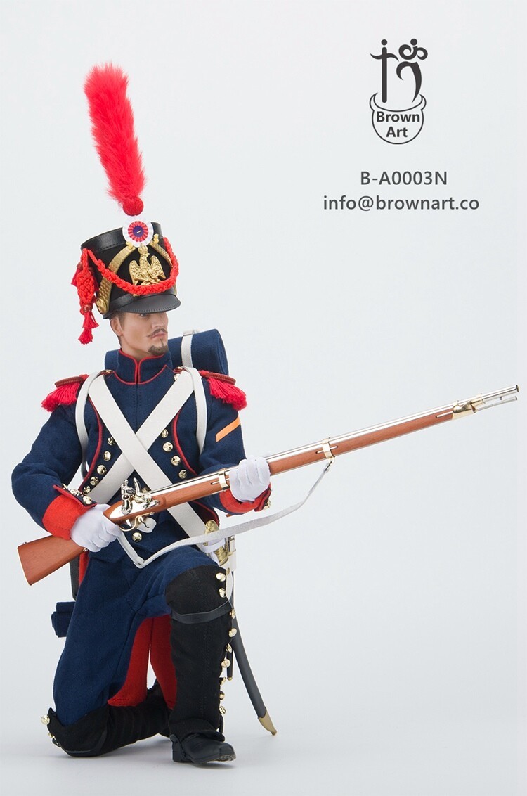 In Stock New BROWN ART B-A0003N 1/6 Napoleon War Guards Artillery Action Figure