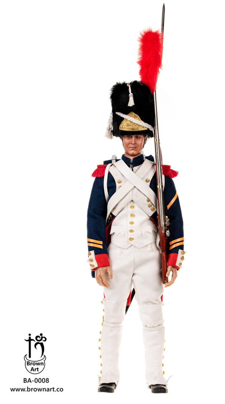 New BROWN ART BA-0008 1/6 CORPORALS of THE FRENCH IMPERIAL GUARD Action Figure