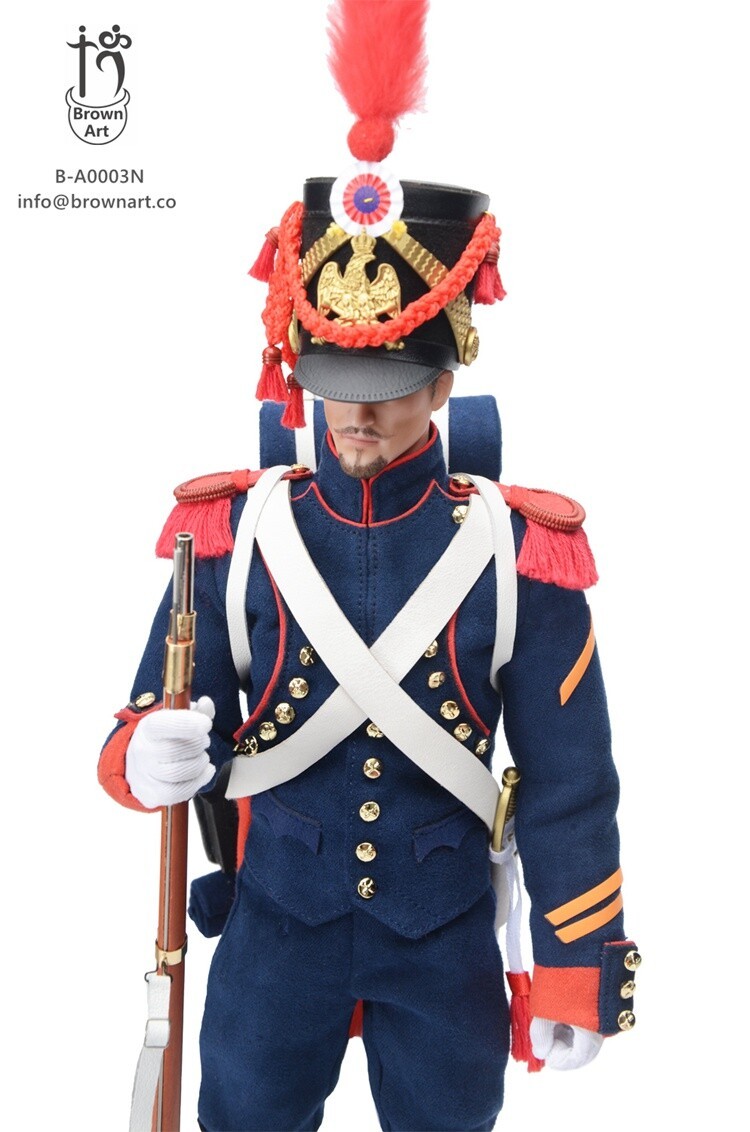 In Stock New BROWN ART B-A0003N 1/6 Napoleon War Guards Artillery Action Figure