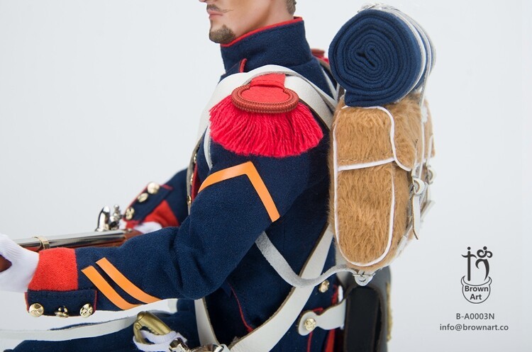 In Stock New BROWN ART B-A0003N 1/6 Napoleon War Guards Artillery Action Figure