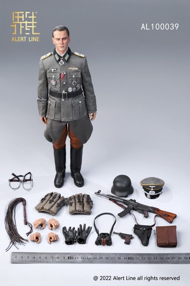 In Stock Alert Line AL100039 1/6 WWII German Cavalry Officer Action Figure