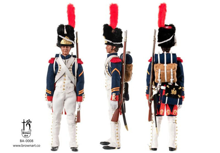 New BROWN ART BA-0008 1/6 CORPORALS of THE FRENCH IMPERIAL GUARD Action Figure