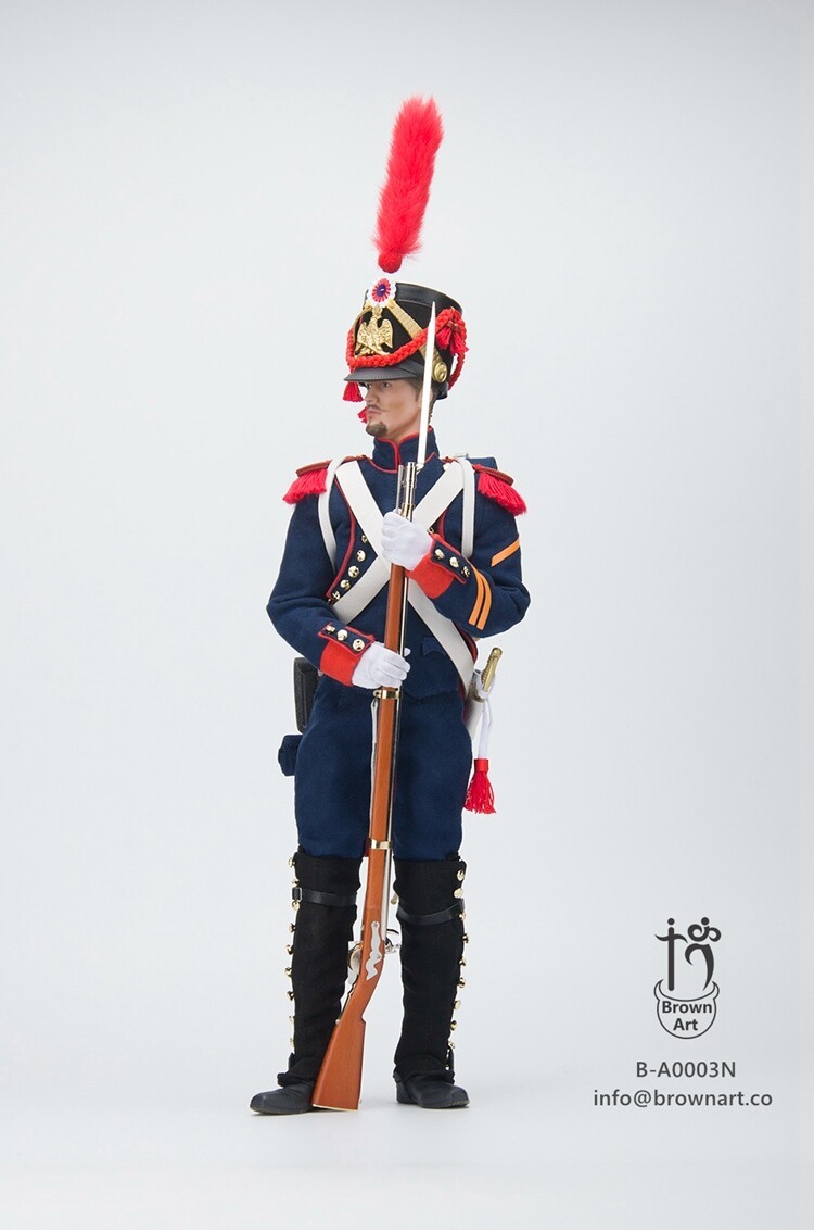 In Stock New BROWN ART B-A0003N 1/6 Napoleon War Guards Artillery Action Figure