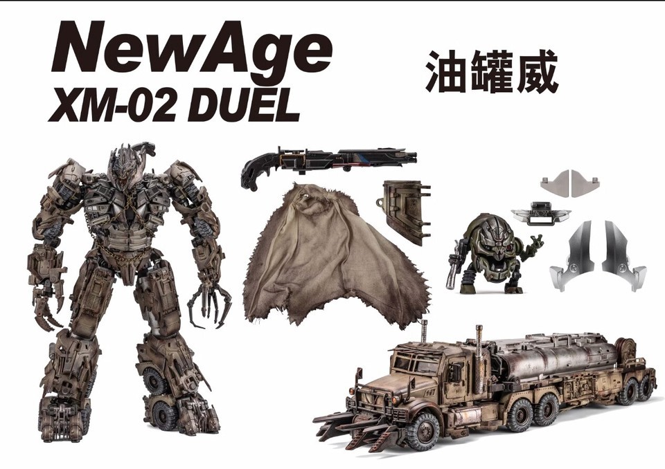 Ready! Newage NA XM-02 DUEL MegaTruck Battle Damaged Version Action Figure New
