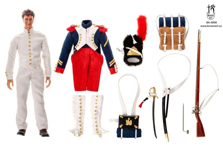 New BROWN ART BA-0008 1/6 CORPORALS of THE FRENCH IMPERIAL GUARD Action Figure