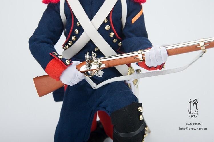 In Stock New BROWN ART B-A0003N 1/6 Napoleon War Guards Artillery Action Figure