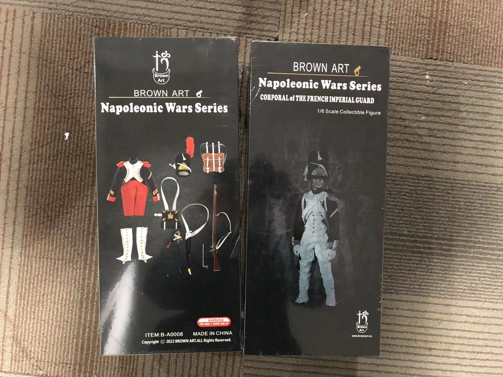New BROWN ART BA-0008 1/6 CORPORALS of THE FRENCH IMPERIAL GUARD Action Figure