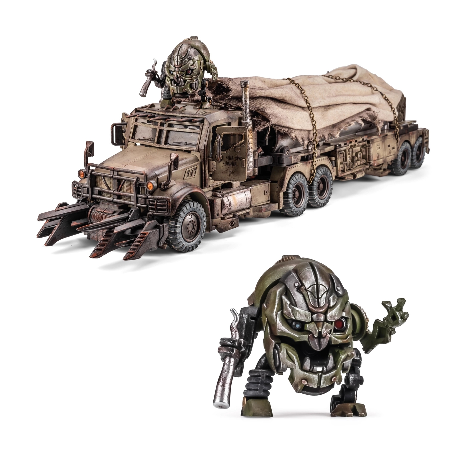 Ready! Newage NA XM-02 DUEL MegaTruck Battle Damaged Version Action Figure New