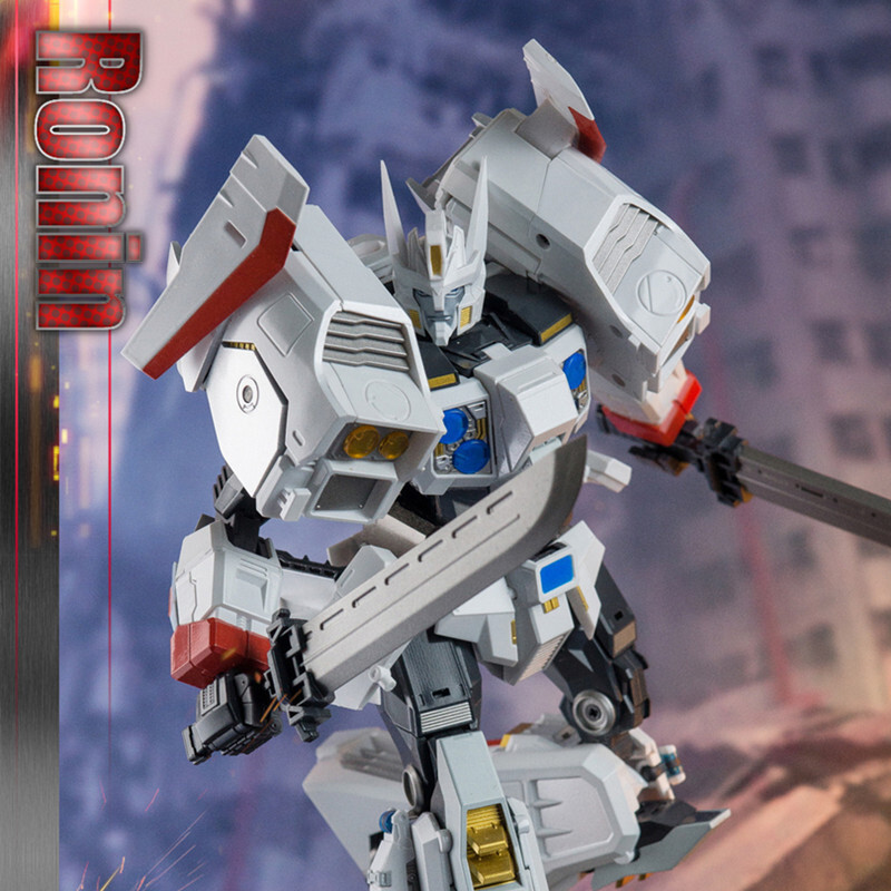 Ready! New Wonderful-Tran<wbr/>s WT01 White Ronin Drift Transforms Action Figure