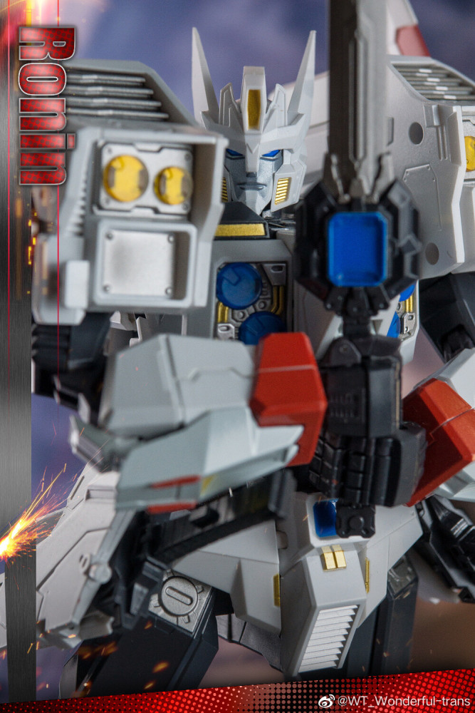 Ready! New Wonderful-Tran<wbr/>s WT01 White Ronin Drift Transforms Action Figure