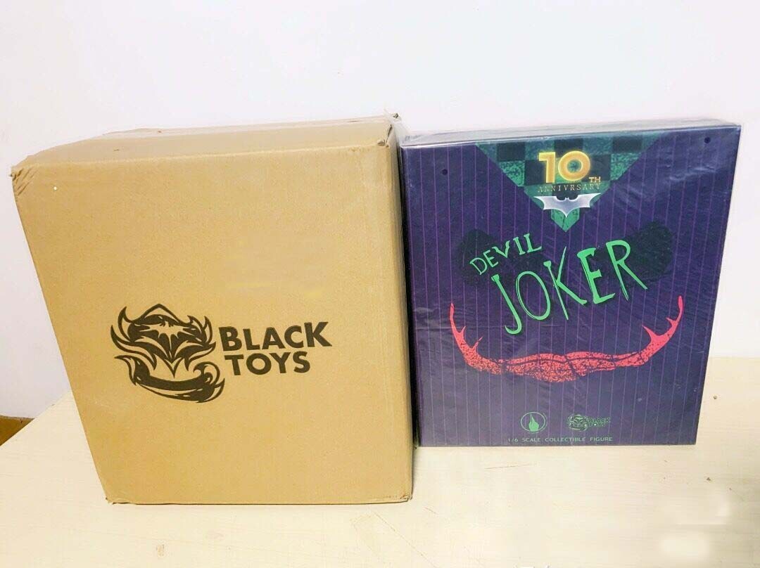 Black Toys 1/6 Devil Joker 10th Anniver PVC BT101 BT102 Figure IN STOCK