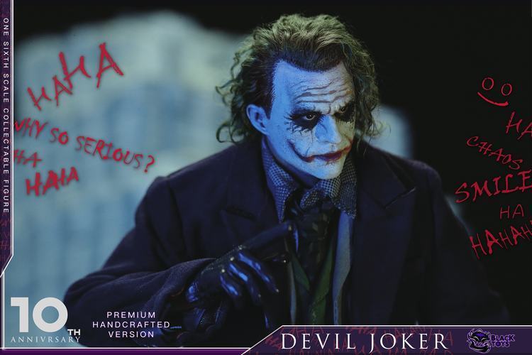 Black Toys 1/6 Devil Joker 10th Anniver PVC BT101 BT102 Figure IN STOCK