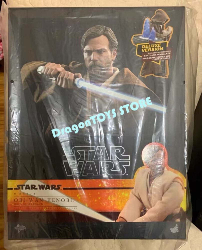 Ready! New Hot Toys MMS478 Star Wars III Obi-Wan Kenobi Deluxe Ver Action Figure