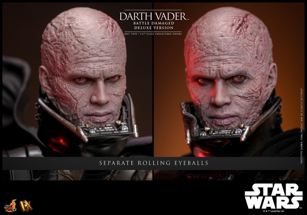 Ready! Hot Toys DX45B Star Wars 1/6 Darth Vader Battle Damaged Deluxe Special