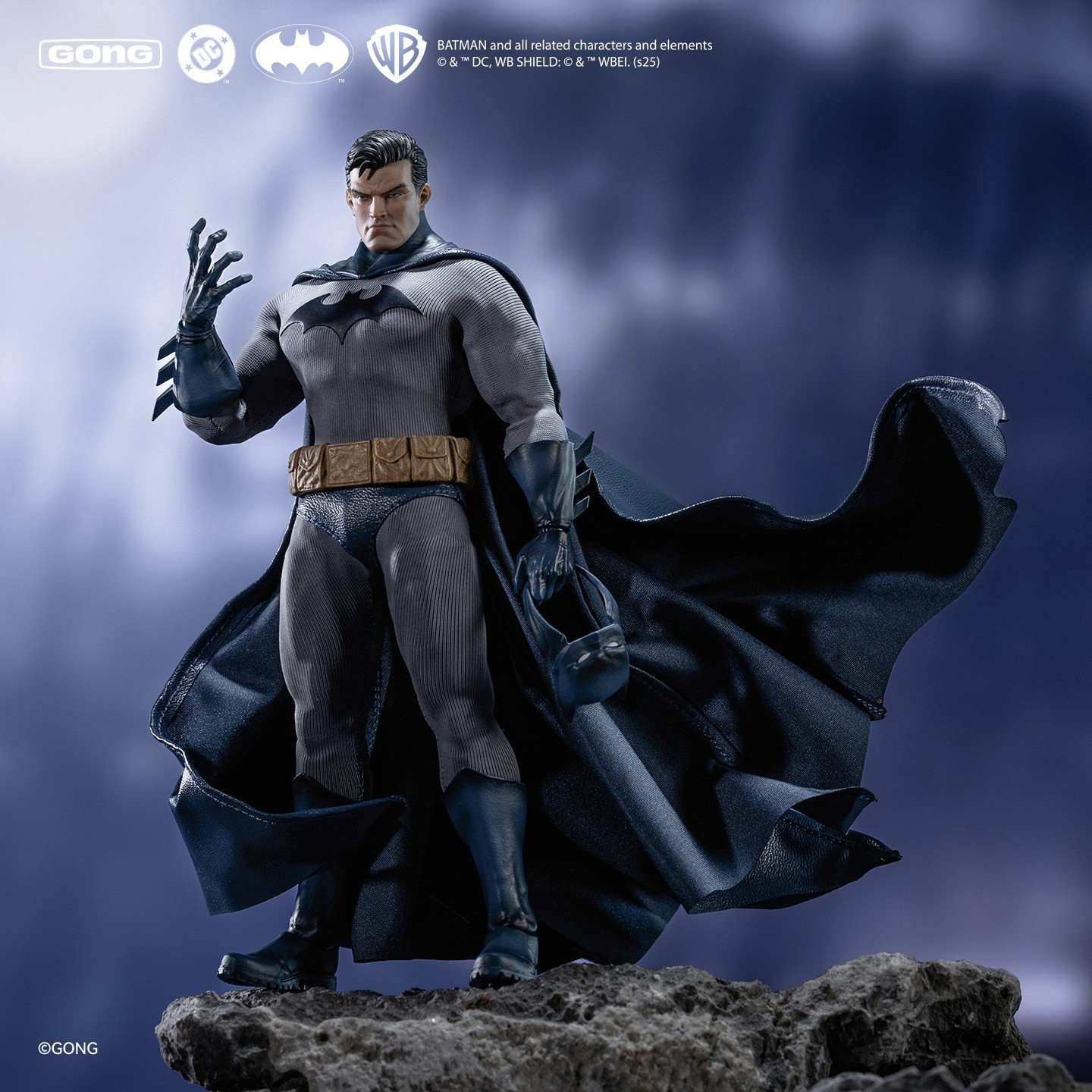 Ready! New GONG Batman The Silence 1/12 Scale Hush Collectioble Action Figure