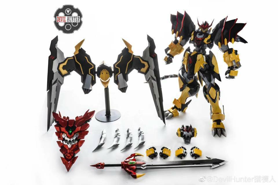 Devil Hunter Mecha Model Toy New Warrior King Tiger Alloy DH-05