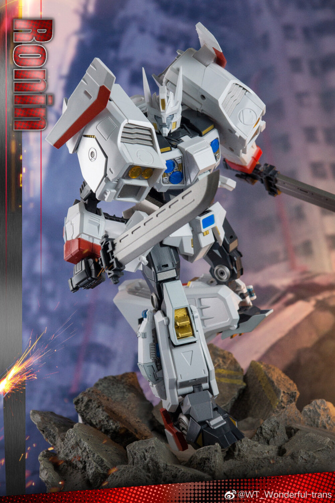 Ready! New Wonderful-Tran<wbr/>s WT01 White Ronin Drift Transforms Action Figure