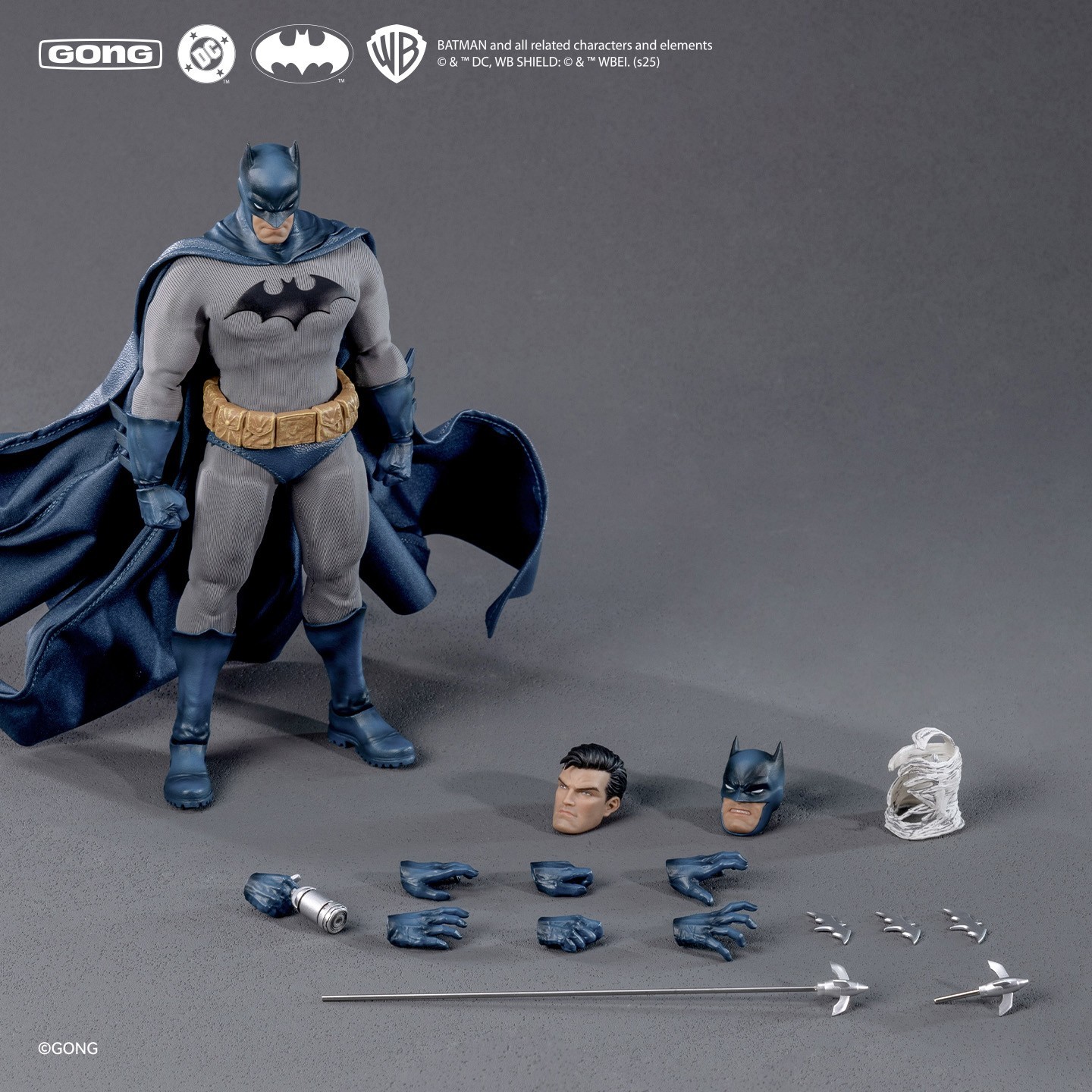 Ready! New GONG Batman The Silence 1/12 Scale Hush Collectioble Action Figure