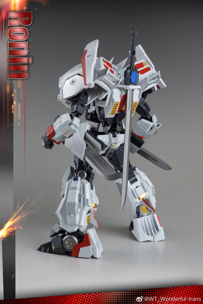 Ready! New Wonderful-Tran<wbr/>s WT01 White Ronin Drift Transforms Action Figure