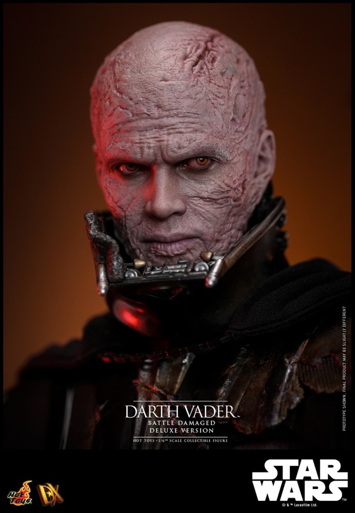 Ready! Hot Toys DX45B Star Wars 1/6 Darth Vader Battle Damaged Deluxe Special
