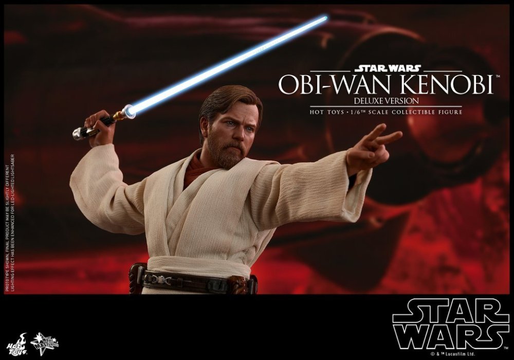 Ready! New Hot Toys MMS478 Star Wars III Obi-Wan Kenobi Deluxe Ver Action Figure