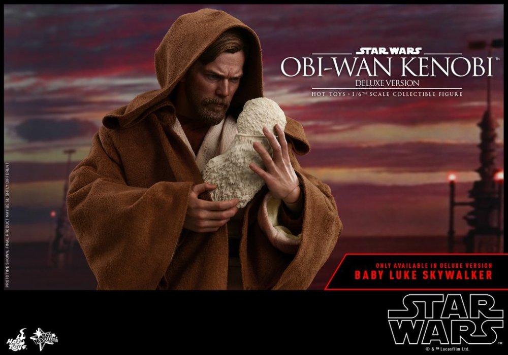 Ready! New Hot Toys MMS478 Star Wars III Obi-Wan Kenobi Deluxe Ver Action Figure