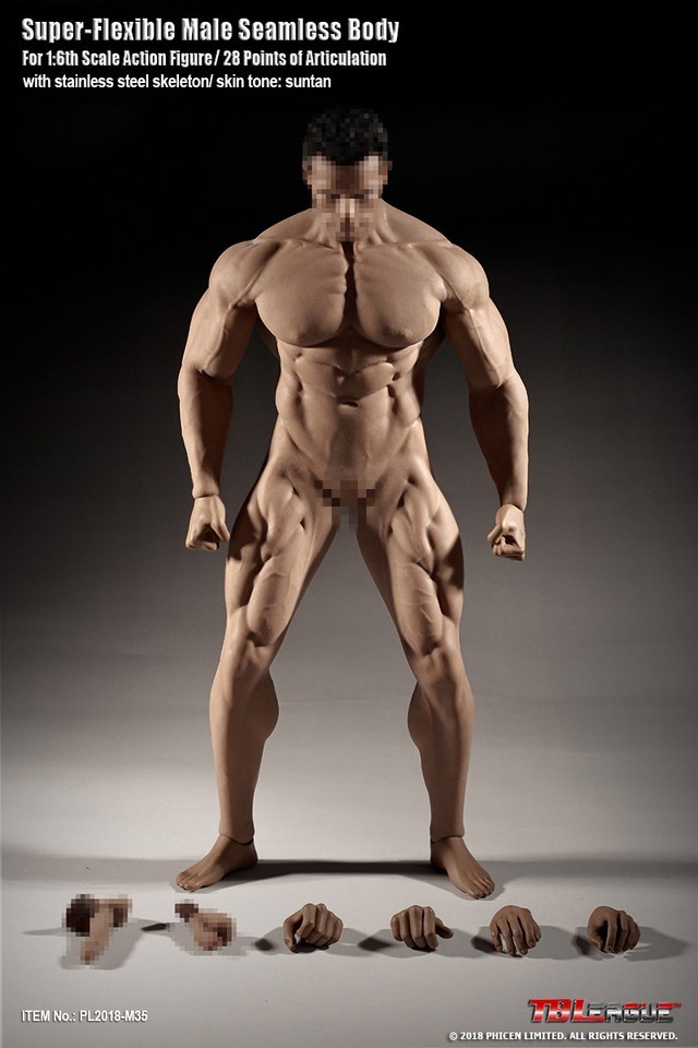 TBLeague Phicen M35 Super-Flexible Male Seamless Muscular Body 1/6