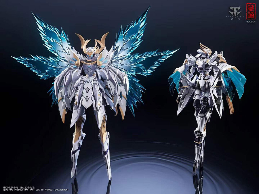 Ready! CangDao Model 1/72 CD-10 Butterfly Ye Shan Alloy Mecha Action Figure