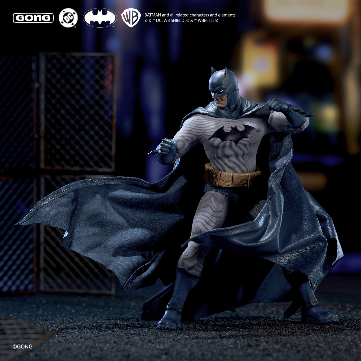 Ready! New GONG Batman The Silence 1/12 Scale Hush Collectioble Action Figure