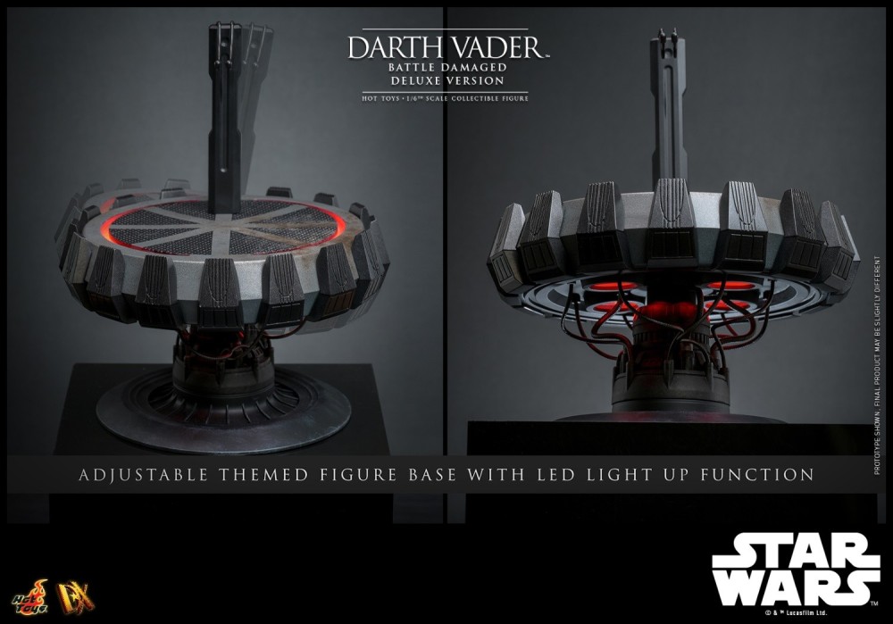 Ready! Hot Toys DX45B Star Wars 1/6 Darth Vader Battle Damaged Deluxe Special