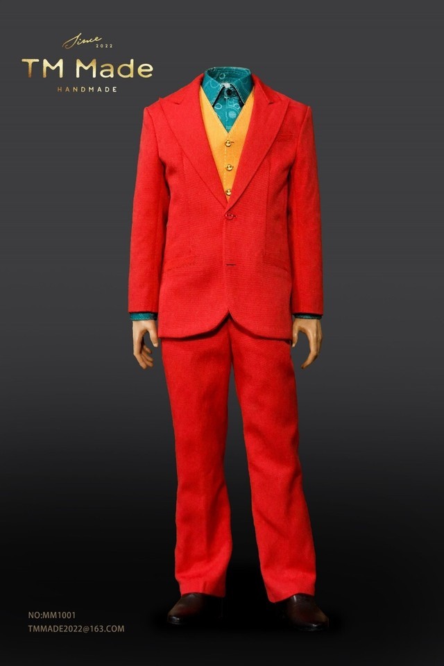TM Made MM1001 1/6 The Joker Arthur Fleck Clothes Set for 12" Male Figure Body