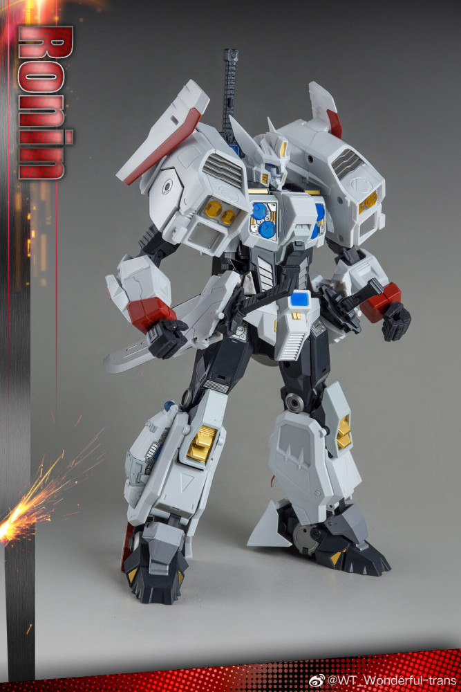 Ready! New Wonderful-Tran<wbr/>s WT01 White Ronin Drift Transforms Action Figure