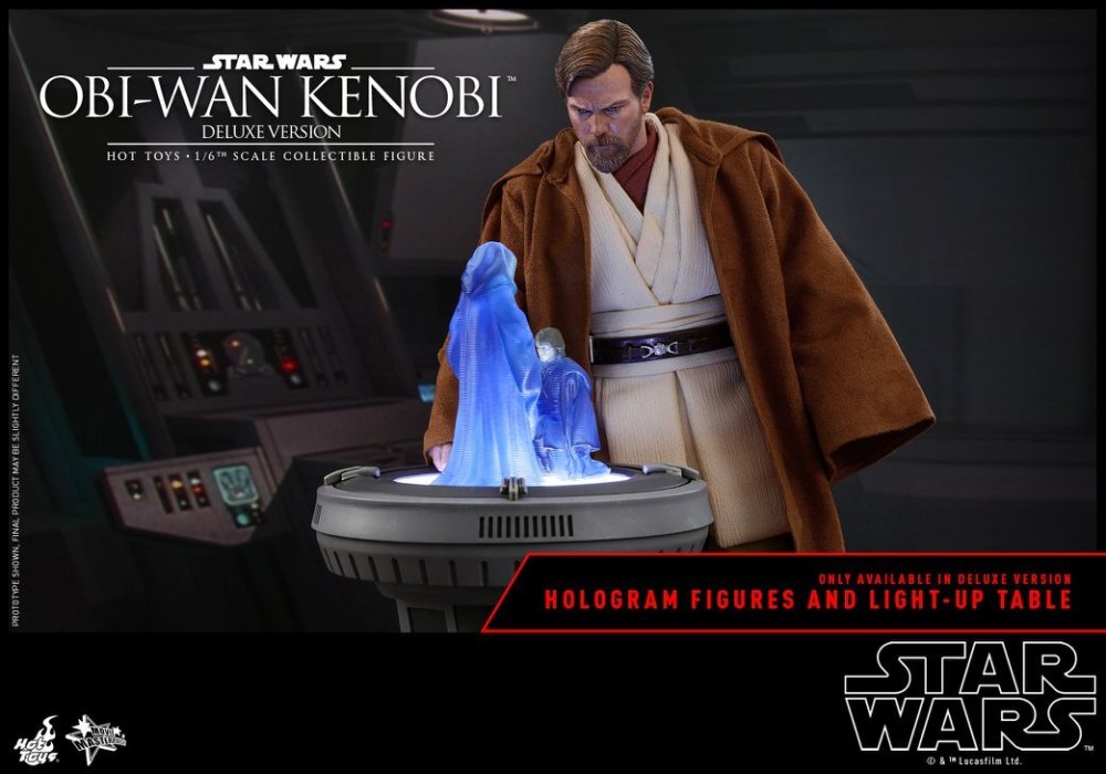 Ready! New Hot Toys MMS478 Star Wars III Obi-Wan Kenobi Deluxe Ver Action Figure