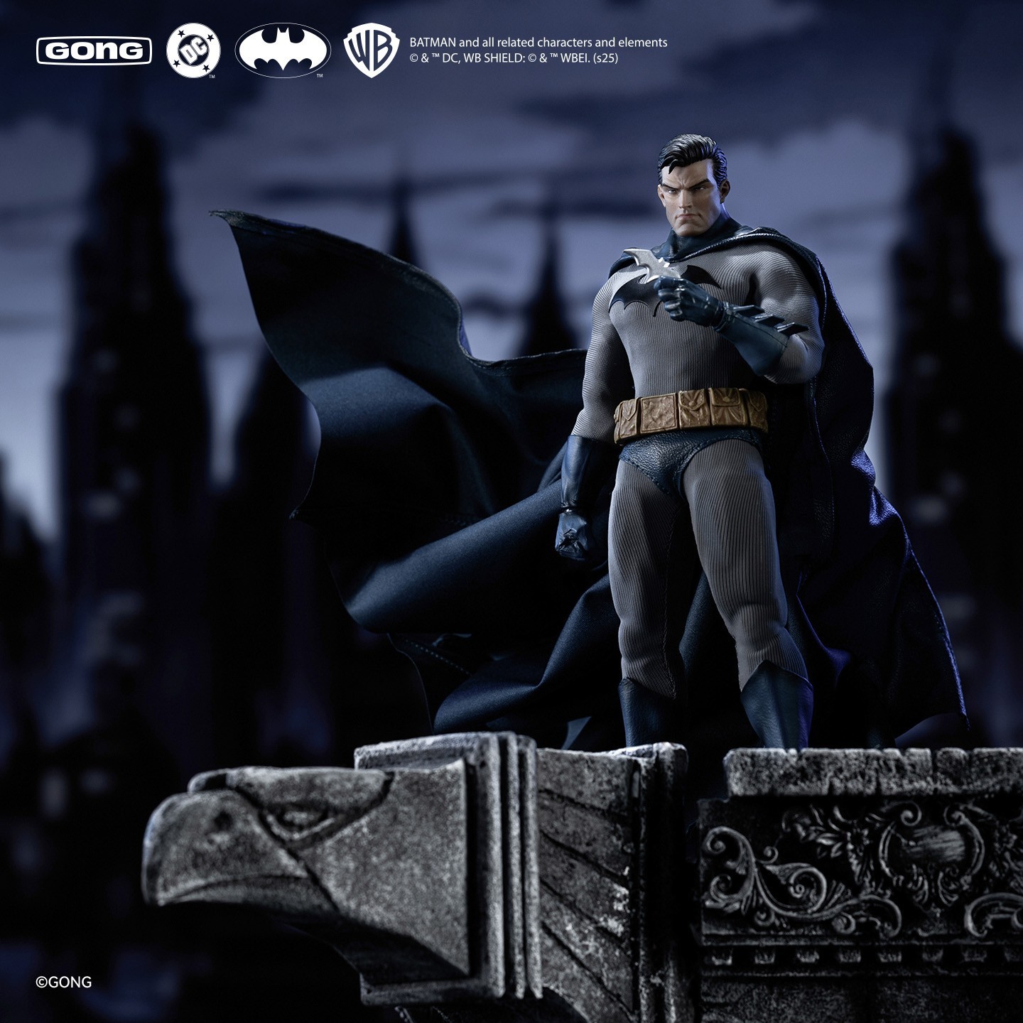 Ready! New GONG Batman The Silence 1/12 Scale Hush Collectioble Action Figure