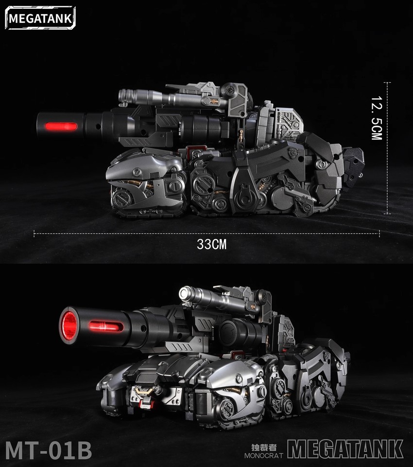 New Megatank MT01B Monocrat Tank Mega Transforms Action Figure Original Version