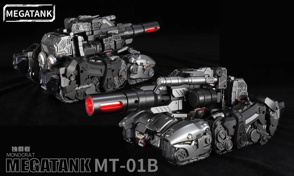 New Megatank MT01B Monocrat Tank Mega Transforms Action Figure Original Version