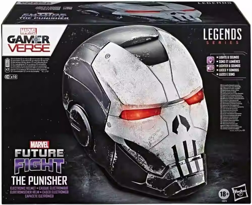 New Hasbro Pulse Marvel Legends Gamerverse Series The Punisher Electronic Helmet