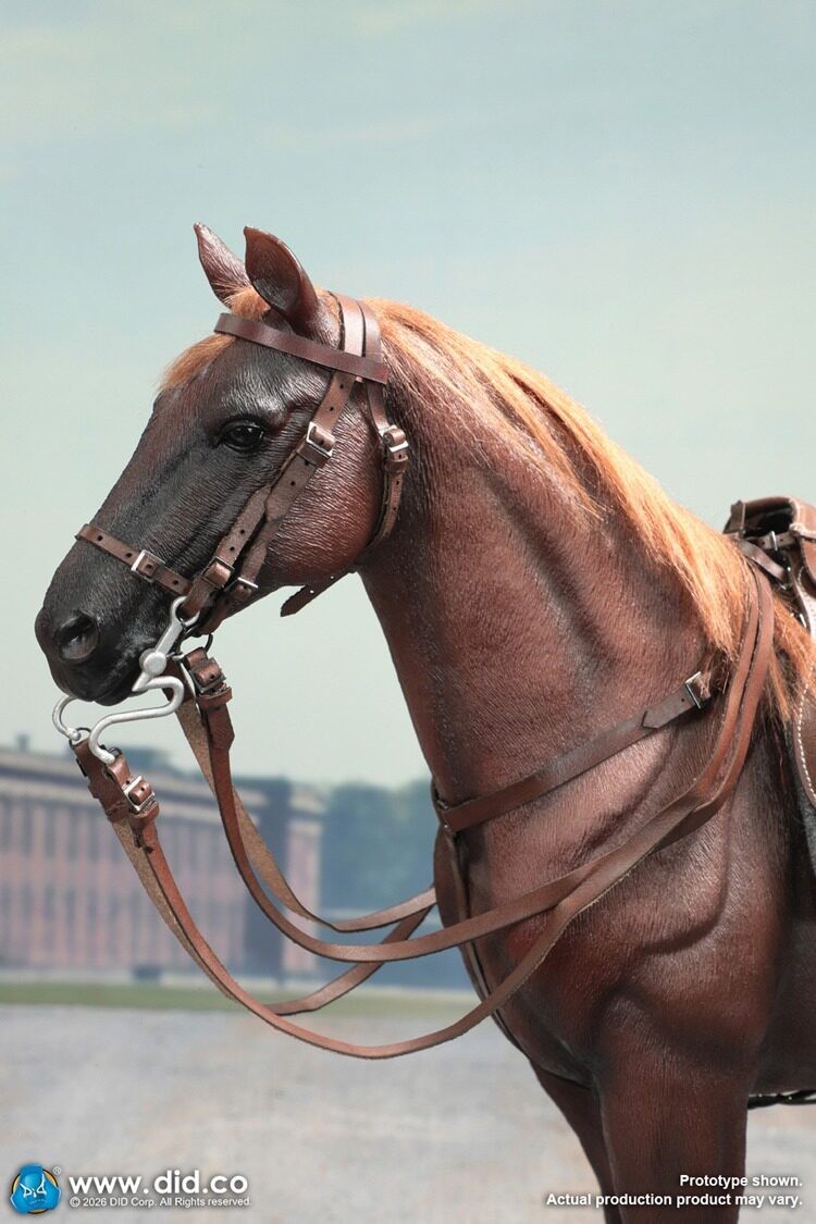 In Stock DID E60084 War Horse 1/6 Scale Standing for 12in Cavalry Action Figure